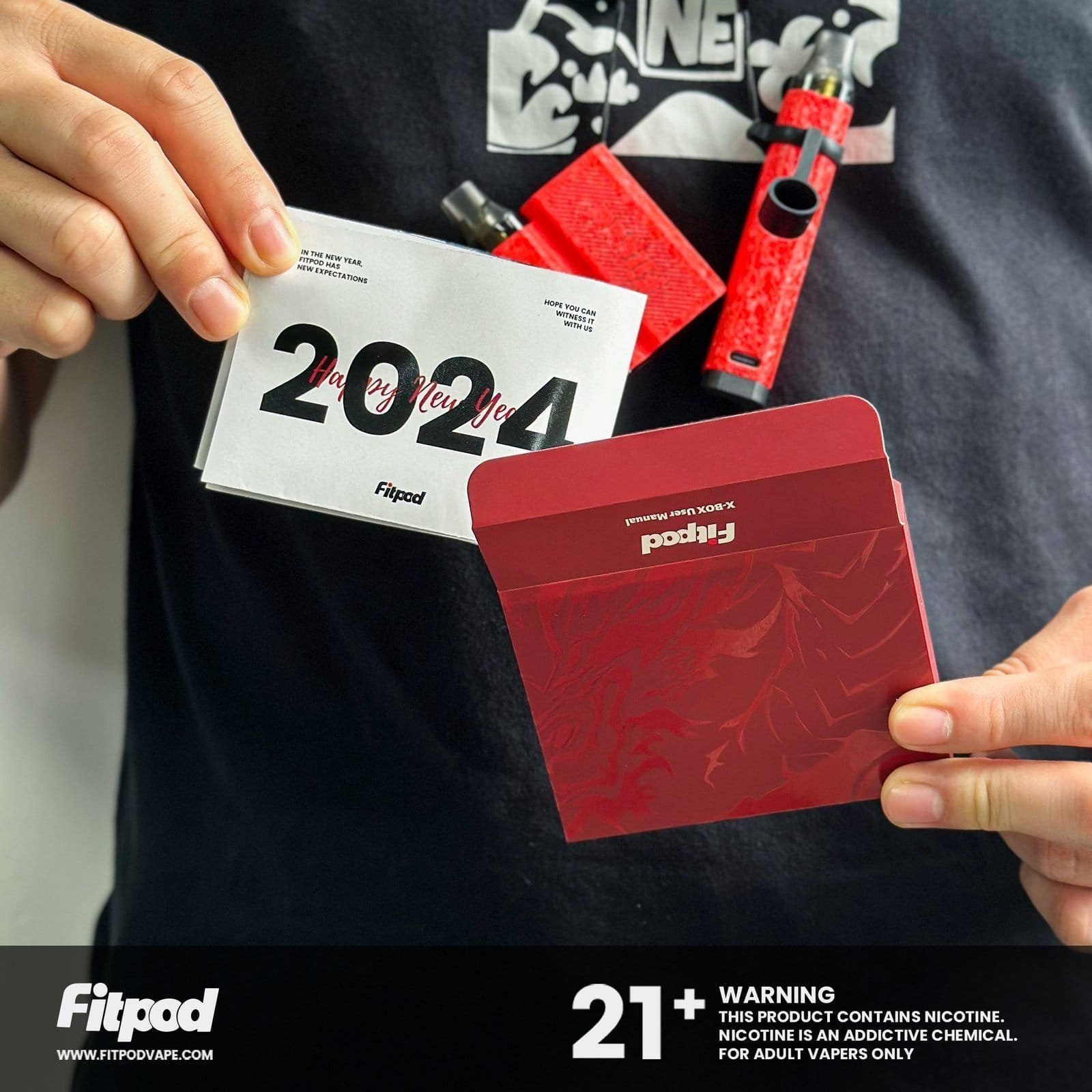 Fitpod X/X-BOX龍年2024限量版電子煙套裝禮盒:圖片 7